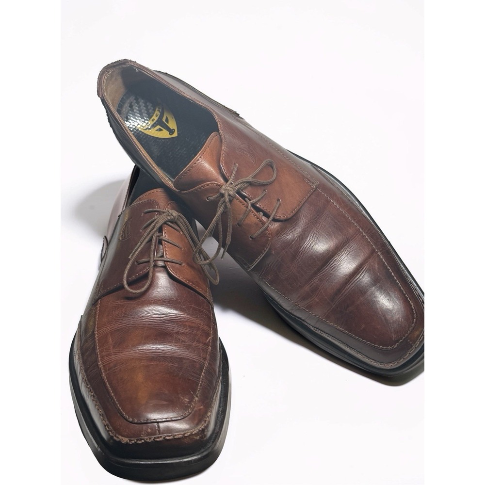 RARE Michael Toschi US 10.5 Albino CIS-Equipped Carbonlite Brown Leather $895